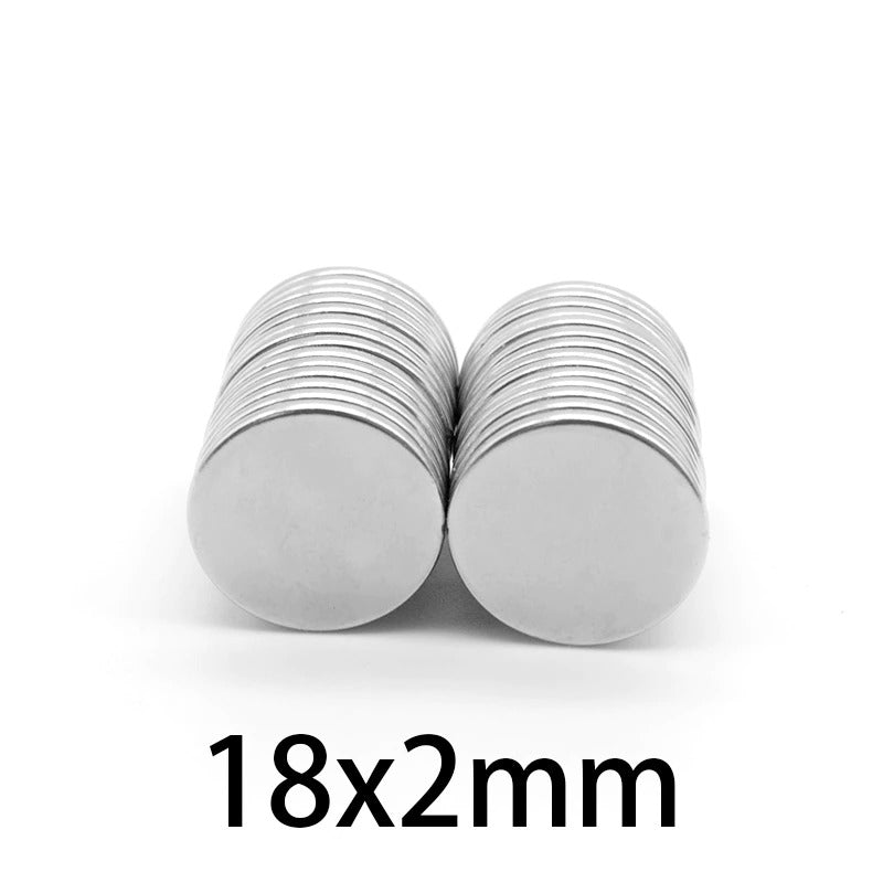 18x2mm N52 Thin Neodymium Magnetic Super Strong 18mmx2mm Powerful Magnets 18*2mm Permanent Small Round Magnet 18*2